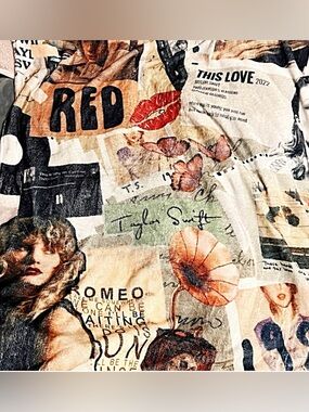 Taylor Swift Graphic Soft Fluffy Blanket